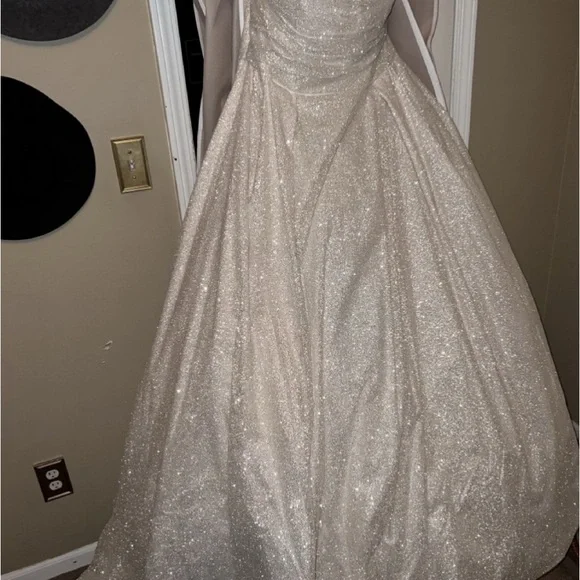 Maggie Sottero Anniston Champagne wedding dress size 24